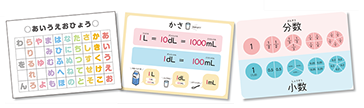耐水お風呂学習ポスター